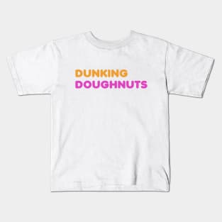 Dunking Doughnuts Kids T-Shirt